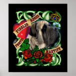 Tattoo Mastiff Poster posters