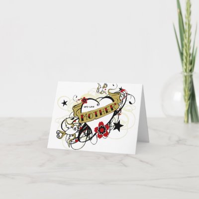 This great tattoo inspired card is one of a kind.