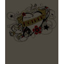 Tattoo MOM Heart & Swallows T-shirt