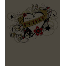 Tattoo MOM Heart & Swallows T-shirt