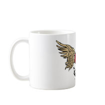 Tattoo MOM Urban Crowned Heart With Wings mugs