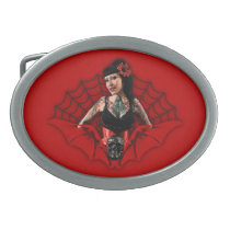 Tattoo Pin Up belt buckles