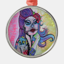Tattoo Pin Up Girl Ornaments