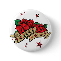 Tattoo Rose Mother Illustration. buttons