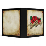 Tattoo Rose Wedding Binder