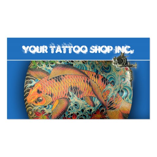 Tattoo Shop Business Cards (back side)
