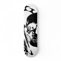 Tattoo Skull Custom Skateboard