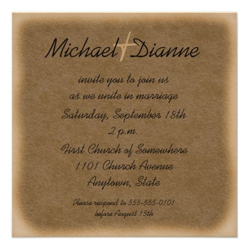 Tattoo Style Motorcycle & Heart Wedding Invitation