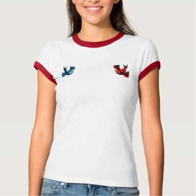 Tattoo Swallows Shirt by SuperiorTattoo. Tattoo swallow shirt.