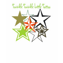 TATTOO T SHIRT WITH STARS by jumpsoverthemoon TATTOO T SHIRT WITH STARS