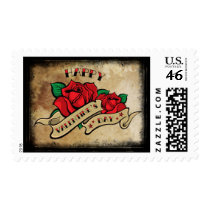 Tattoo Valentine's Day Love Rose stamps