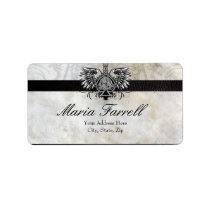Tattoo Winged Heart Gaelic Irish Tattoo  Design Custom Address Label