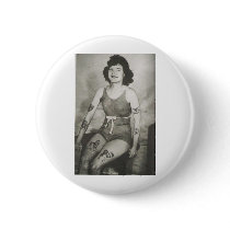 Tattooed Bathing Beauty Buttons
