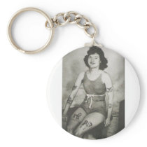 Tattooed Bathing Beauty Key Chains