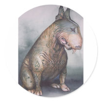 Tattooed bully sticker