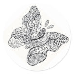 Tattooed Butterfly Sticker