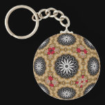 Tattooed Floral Keychain