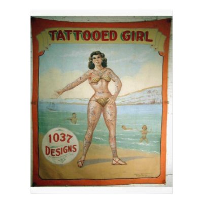 Tattooed Girl Personalized Flyer by spyderfyngers