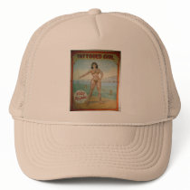 Tattooed Girl Trucker Hats