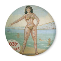 Tattooed Girl magnets
