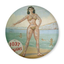 Tattooed Girl magnets