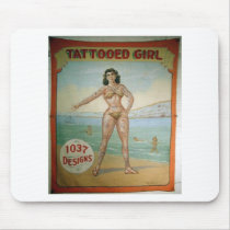 Tattooed Girl mousepads