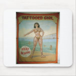 Tattooed Girl Mouse Pad