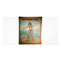 Tattooed Girl photo cards