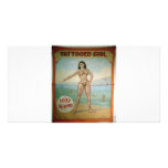 Tattooed Girl Customized Photo Card