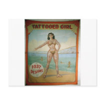 Tattooed Girl postcards