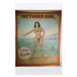 Tattooed Girl Customized Stationery