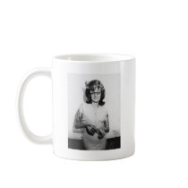 Tattooed Glasses Chick Mugs
