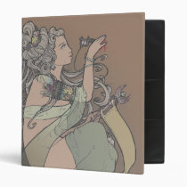 Tattooed Goddess [brown background] - binder binders