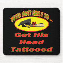 Tattooed Head Mousepads