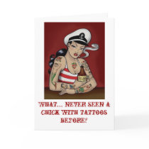 Tattooed Lady cards by Ewart666 Tattooed Lady cards