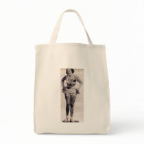 Tattooed Leggy Lady Tote Bag