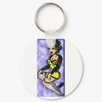 tattooed pin up keychains by Chocolate_honeybee tattooed pin up keychains