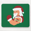 Tattooed Santa mousepads