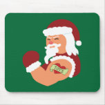 Tattooed Santa mousepads
