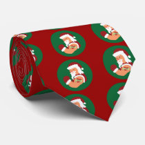 Tattooed Santa Custom Tie