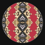 Tattooed Tart Round Sticker