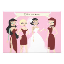 Tattooed Wedding Invites invitations