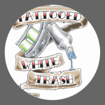 Tattooed White Trash stickers