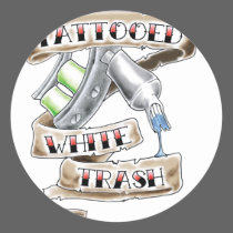 Tattooed White Trash stickers
