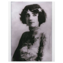Tattooed woman - 1912 personalized letterhead