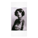 Tattooed woman - 1912 custom rack card