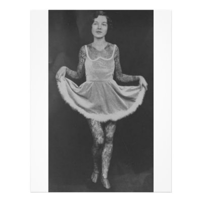 Tattooed woman - 1920 flyers by spyderfyngers