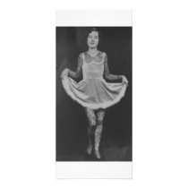 Tattooed woman - 1920 rack card template