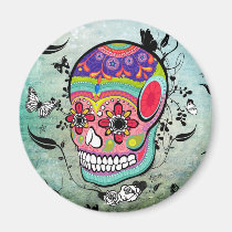 Tatttoo Urban Muerte Day of the Dead Illustration magnets
