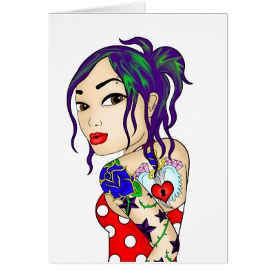 Tatty Sue Card by Porshey